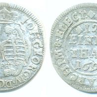 Sachsen Silber 1/12 Taler 1694 EPH "JOHANN GEORG IV." (1691-1694) ss+