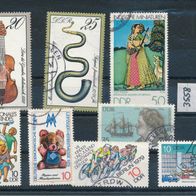 3558 - DDR Briefmarken Michel Nr 2410,2420,2422,2424, usw siehe Text gestJahrg1979