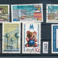 3562 - DDR Briefmarken Michel Nr 2404,2424-2425,2431,2442,2444,2452 gest. Jahrg.1979