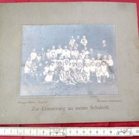 historisches Schulfoto * kleine Schulkinder * Photogr. Atelier Kregeloh - Dortmund