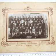 historisches Schulfoto * Klassenfoto von 1904 aus Kühnhaide / Erzgebirge
