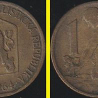 1964 Tschechoslowakei 1 Krone