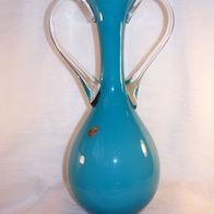 Opalino Italy Glas Vase mit Abriss