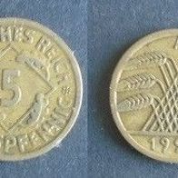 Münze Deutsches Reich: 5 Reichspfennig 1925 - A