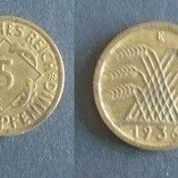 Münze Deutsches Reich: 5 Reichspfennig 1936 - E