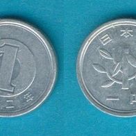 Japan 1 Yen 1990