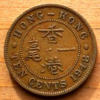 Kronkolonie Hong-Kong Ten Cents 1948
