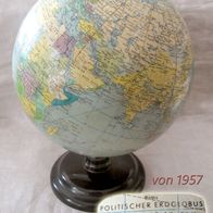 DDR Hausrat * Räths Politischer Globus Ø 21 cm von 1957 * Erdkugel