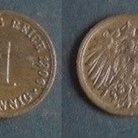 Münze Deutsches Reich: 1 Pfennig 1906 - A