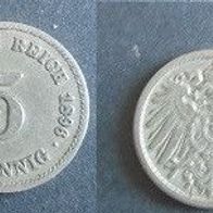 Münze Deutsches Reich: 5 Pfennig 1896 - F