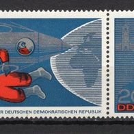 DDR 1965 Besuch sowjetischer Kosmonauten W Zd 159 gestempelt