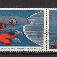 DDR 1965 Besuch sowjetischer Kosmonauten W Zd 159 gestempelt -1-