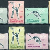 Ruanda Michel-Nr. 77-88 Postfrisch