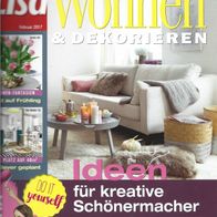 Lisa Heft Wohnen und Dekorieren Februar 2017