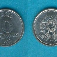 Brasilien 10 Centavos 1987