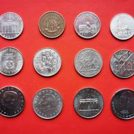 18 DDR Mark Gedenkmünzen von 5 Mark bis 20 Mark Konvolut 2
