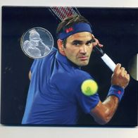 20 Franken 2020 Roger Federer stempelglanz im Original Folder sehr selten