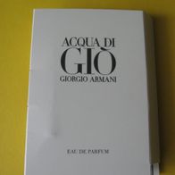 Damen Eau de Parfum * Giorgio Armani - Acqua di Gio * NEU EdP Duft