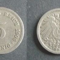 Münze Deutsches Reich: 5 Pfennig 1906 - F
