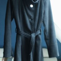 Damen Mantel Jacke Farbe: Schwarz Gr.M Gr.40 MADE IN ITALY