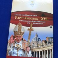 Vatikan 2013 Abschied und Nachfolge v. Papst Benedikt XV- nach Rückt. und Tod RAR