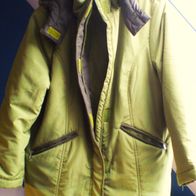 Damen Jacke mit Kapuze Farbe: Grün-Khaki Gr.42