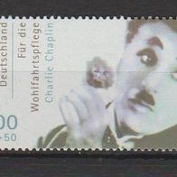 Bund, Wohlfahrt Mi. 2218, Charlie Chaplin, nassklebend, postfrisch * *