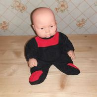Baby-Püppchen, -Puppe mit Strampler, Weicher Kunststoff, ca. 21 x 10 x 5cm, 133g