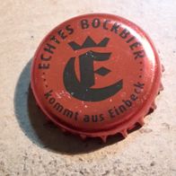 Kronkorken Einbecker echtes Bockbier - rot