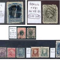 Briefmarken Brasilien 1878 /1881 / 1894 / 1906 - 1957