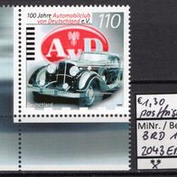 BRD / Bund 1999 100 Jahre Automobilclub von Deutschland MiNr. 2043 postfrisch ER uli