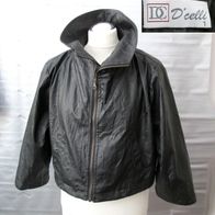 elegante kurze Jacke * Lagenlook D`Celli Kurzjacke Damen Gr.1 schwarz Leder-Optik
