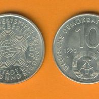 DDR 10 Mark 1973 Weltfestspiele der Jugend
