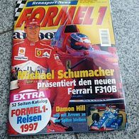 Rennsport News Formel 1 Heft 2/97 Februar Michael Schumacher