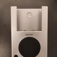 WHD Jackport Mini-Stereoanlage für die Steckdose 30-Pin-Eingang 9W silber schwarz