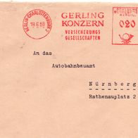 0010) BERLIN-Charlottenburg alter AFS "GERLING Versicherung" 19.6.58