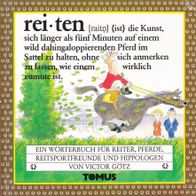 rei-ten Ein Wörterbuch für Reiter Pferde Reitsportfreunde Hippologen Tomus Verlag