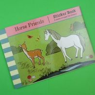 Sticker Buch Mudpuppy "Horse Friends" 8 Seiten 70 Pferde Aufkleber Sticker Book