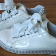 Damen Schuhe Weiß-Silber Gr.39 Graceland