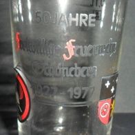 0,1 l Glas 50 Jahre Freiwillige Feuerwehr Schöneberg Limitierte Auflage