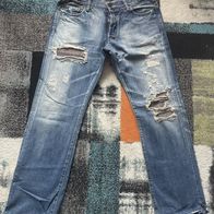 Orginal Prps barracuda Jeans W34 P49P09X Super zustand Blau Aufällige Jeans