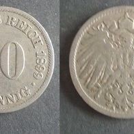 Münze Deutsches Reich: 10 Pfennig 1899 - A
