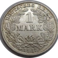 Deutschland 1 Mark, 1915 "D" 900 SILBER ## Ga4