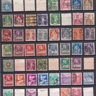 Briefmarken Schweiz über 140 Marken 1882 bis 1994