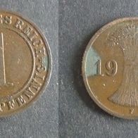 Münze Deutsches Reich: 1 Reichspfennig 1935 - F