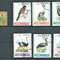 Mosambik 1980 " Vögel Birds Mi 771-776 kompl. Satz ° Gestempelt Süd-Ost-Afrika