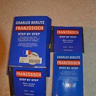 Französich Step by Step - Ein Lehrbuch + 4 CD zum Selbstunterricht für Anfänger