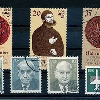 3611 - DDR Briefmarken Michel Nr.2687,2689,2690,2752,2754-2756 gest Jahrg 1982