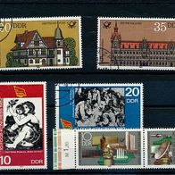 3616 - DDR Briefmarken Michel Nr.2673,2675,2699,2700,2732 gest. Jahrg 1982