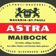 BE "Maibock" Bavaria-St.-Pauli Brauerei Hamburg Harburg Jever Oldenburg Braunschweig